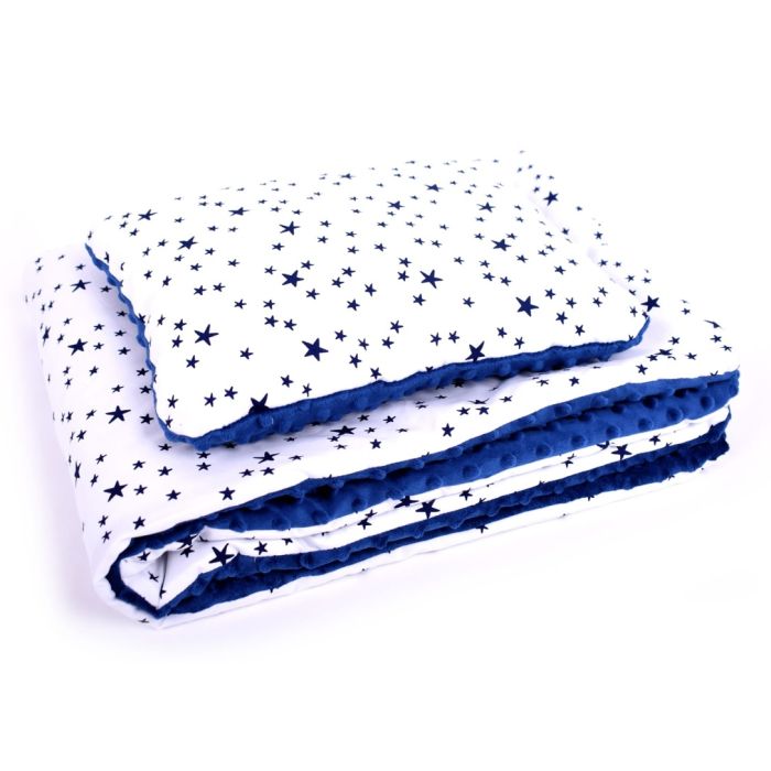 Pledukas ir pagalvė su žvaigždutėmis