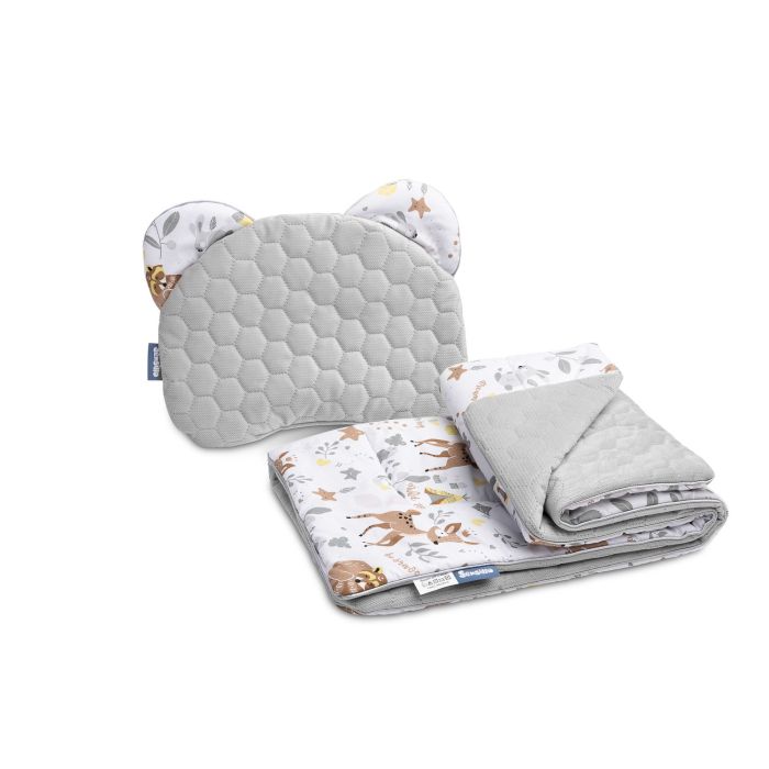 Komplekts "Forest life" pleds 56x76 cm un spilvens 36x28 cm 