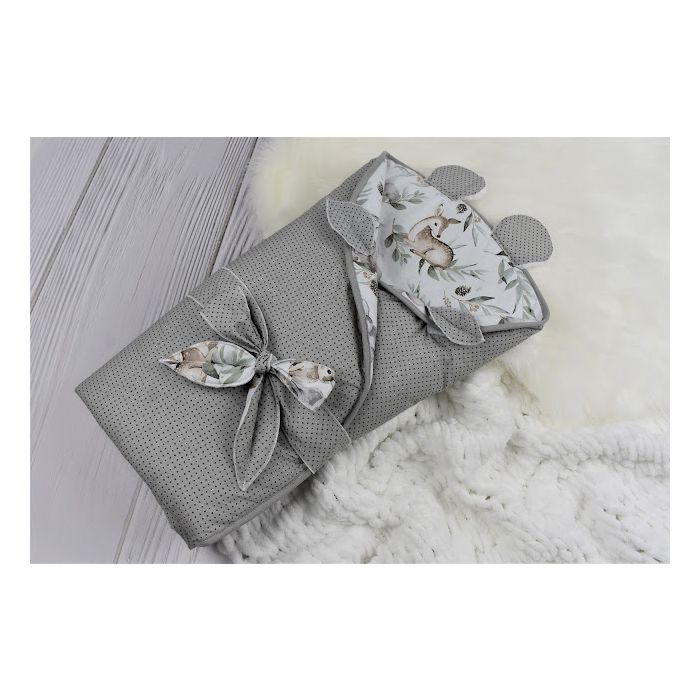 Konverts - paklājs  jaundzimušajiem 2in1 "Deer" diametrs 88 cm