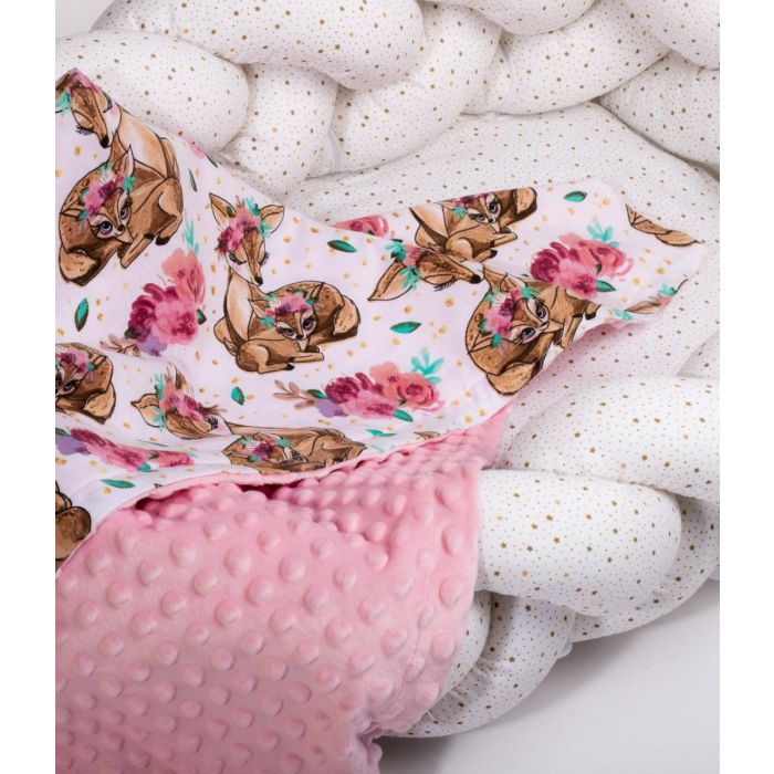 Bērnu pleds 100x75cm "Lady mama" rozā