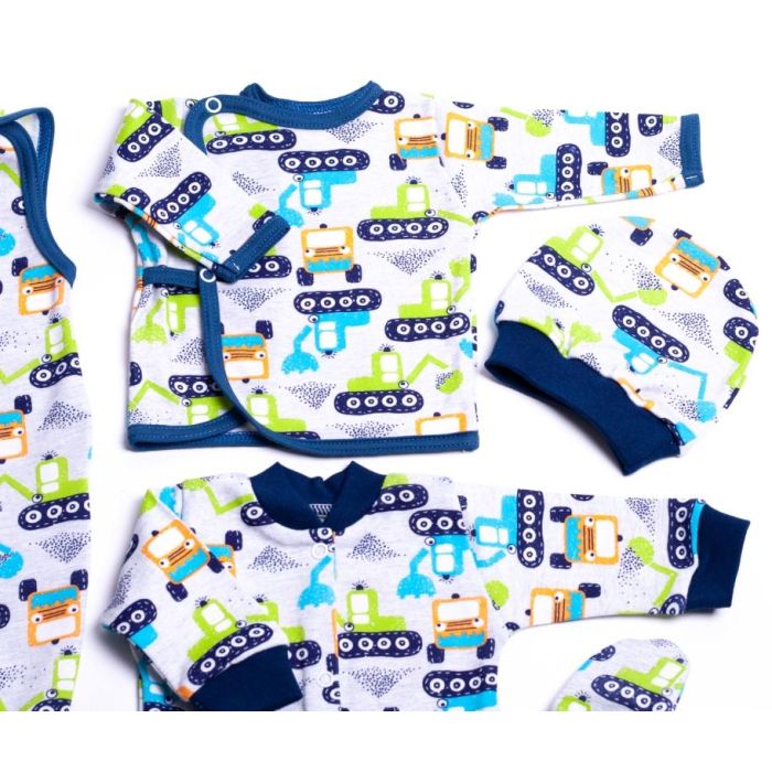 Kūdikio kraitelis - drabužėliai naujagimiui "Cars"