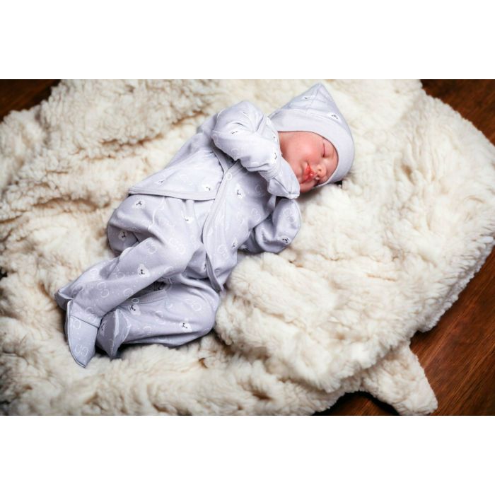 Bērnu komplektiņš no 5 daļam "Bear glamour grey"
