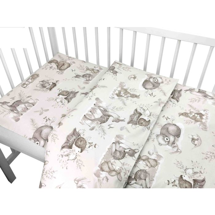 Komplekts jaundzimušajam no 6 daļām "Forest sepia"