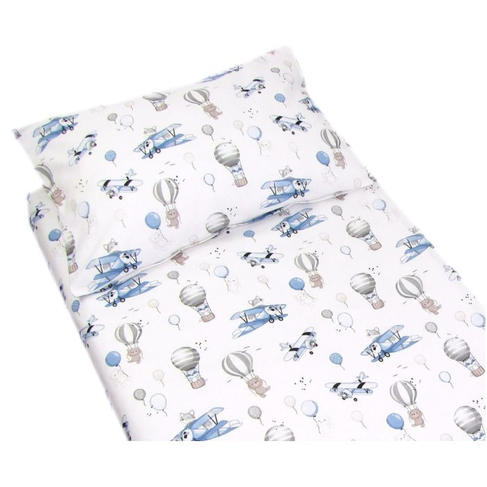 Gultas veļa komplekts šūpulim 80x70cm"Up" zils