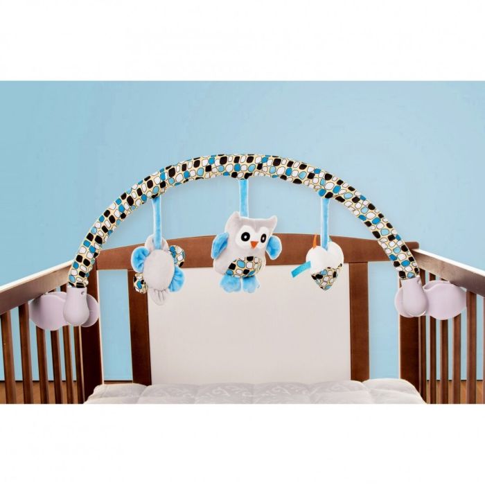 Rotaļlietu loks ratiņiem/krēsiņam  "Owl blue"