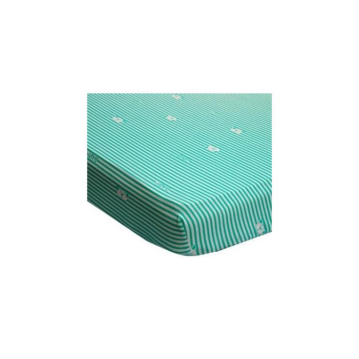 Bērnu palags ar gumiju "Baby Bears" zaļš 120x60 BABYDO™