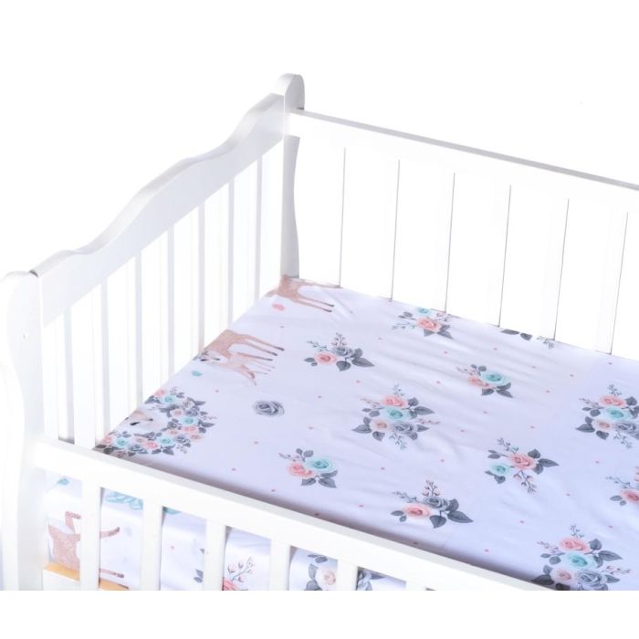 Bērnu palags ar gumiju "Bembi"  120x60