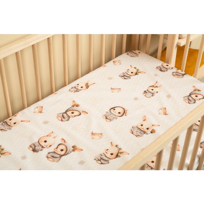 Bērnu palags ar gumiju  60x120 cm "Lissie" 