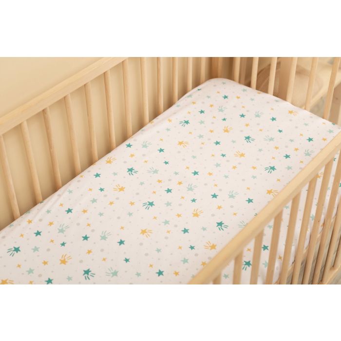 Bērnu palags ar gumiju  60x120 cm "Starry breeze" 