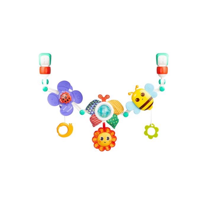 Rotaļlietu loks ratiņiem/krēsiņam "FLOWERS"