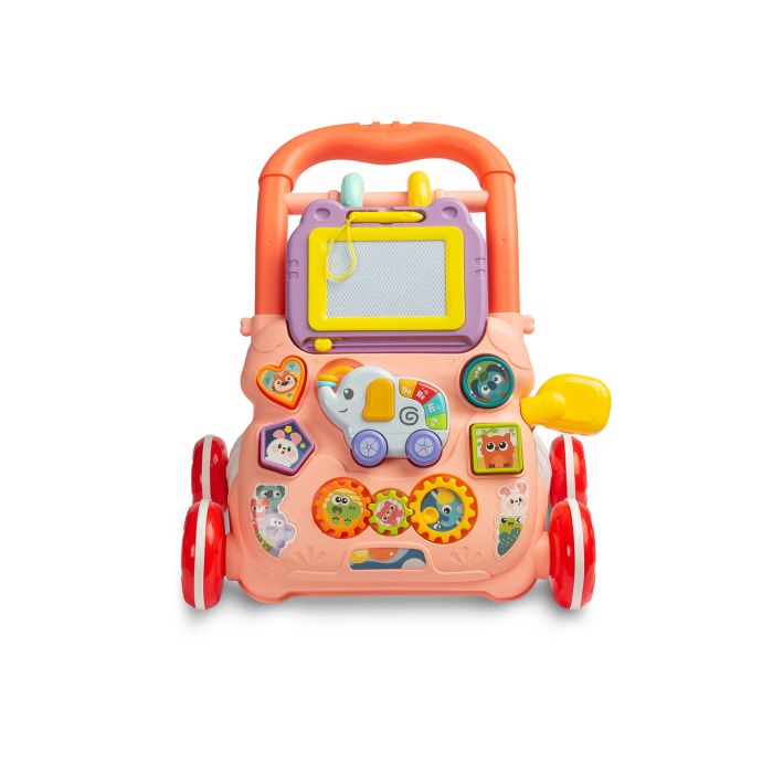 Stumjamais Interaktīvais staigulis "ZOO PINK"