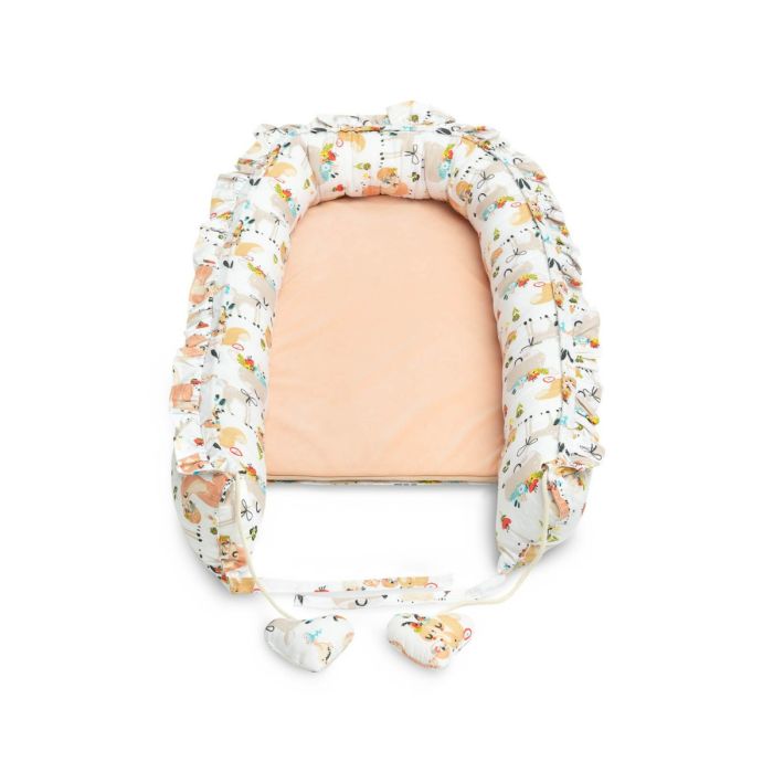  Ligzdiņa - kokons jaundzimušajiem "Best friends" 80x45 cm