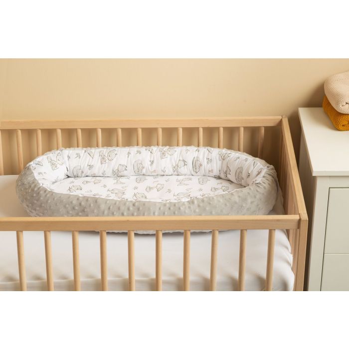 Ligzdiņa - kokons jaundzimušajiem "FOXY" 80x45 cm