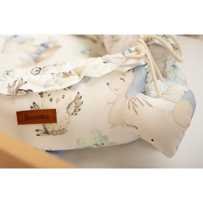  Ligzdiņa - kokons jaundzimušajiem  "Ulf" 80x45 cm