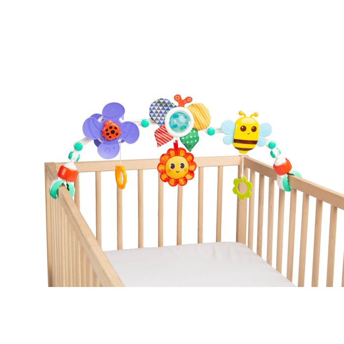 Rotaļlietu loks ratiņiem/krēsiņam "FLOWERS"