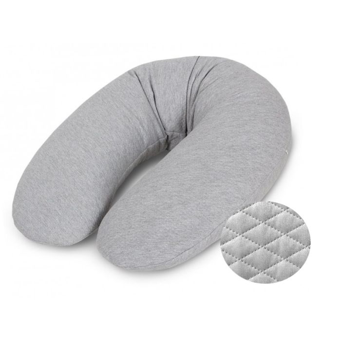 Barošanas spilvens, pakavs 190 cm "Caro flexi grey" 