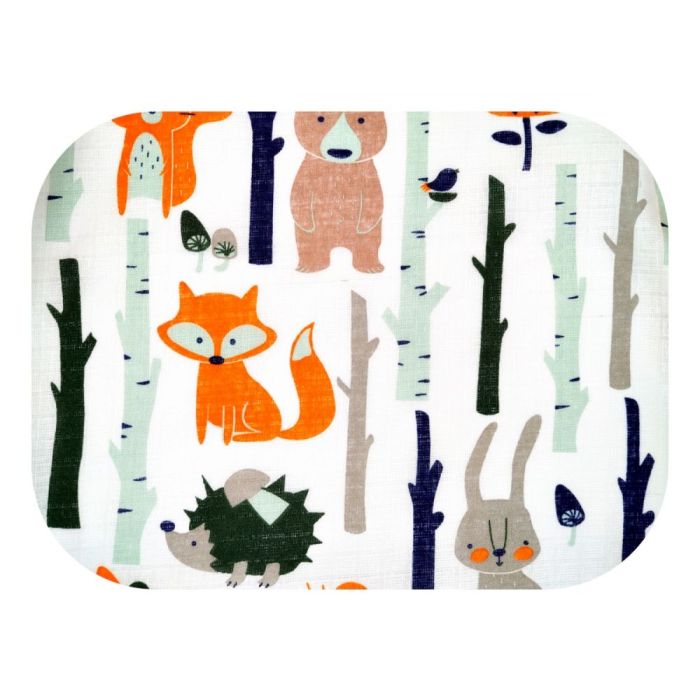 Marles autiņi ar zīmējumu 70x80cm "Foxy" 