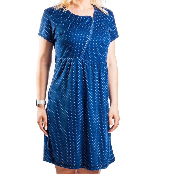 Kokvilnas naktskrekls grūtniecēm un barojošām "Dotty"