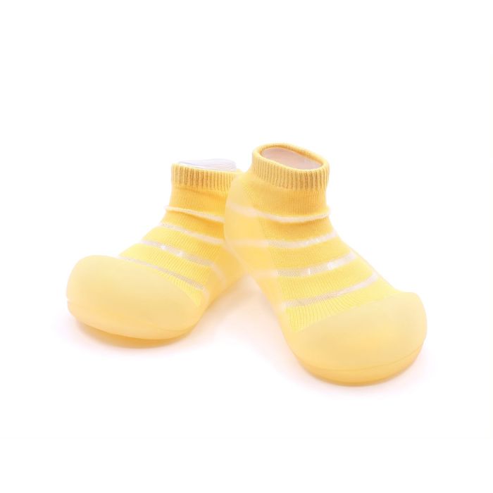 Mazuļu pirmās kurpes Attipas "See though" yellow