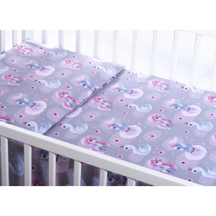 Bērnu gultas veļa 135x100 "Lovely" 