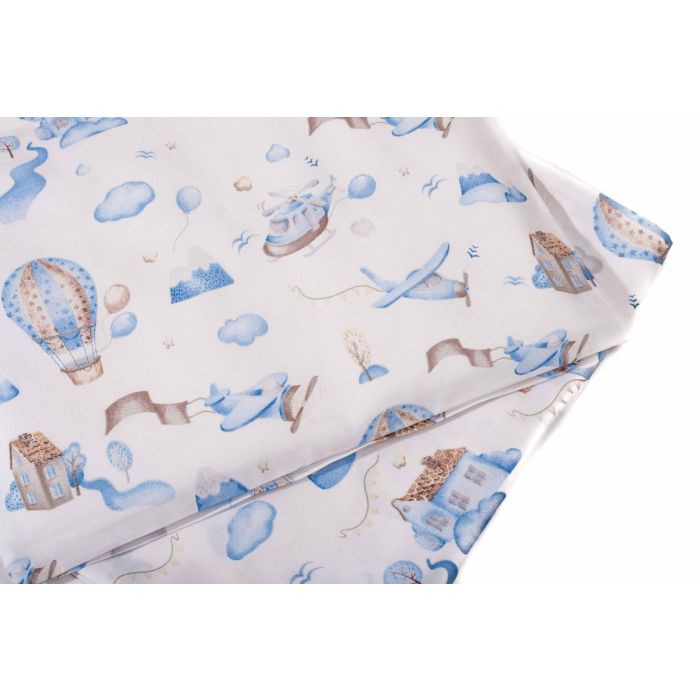 Bērnu gultas veļa šūpulim 80x70cm "Balloons"