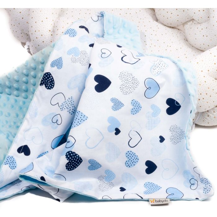 Bērnu pleds 100x75cm "My love" zils 