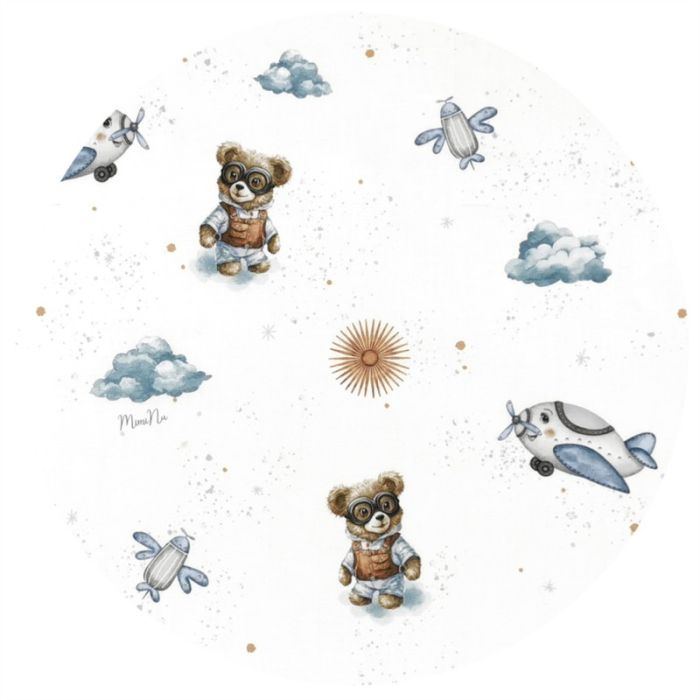 Guļammaiss zīdainim  "Teddy aviator blue" ar kājām 2-2.5 TOG