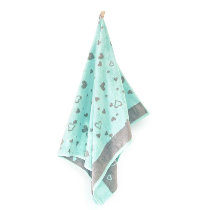 Dvielis (Ēģiptes kokvilnas) "Gabi" piparmētru krāsa