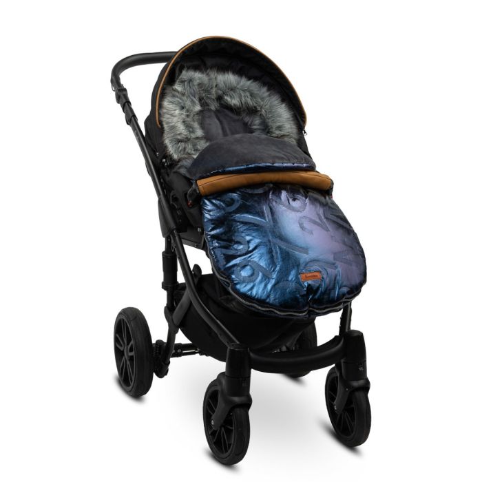 Guļammaiss bērnu ratiem "Aspen glamour" zils