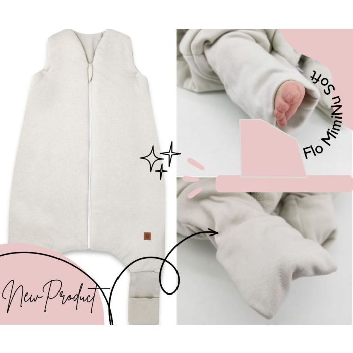 Guļammaiss zīdainim  "FLO beige" ar kājām 2-2.5 TOG