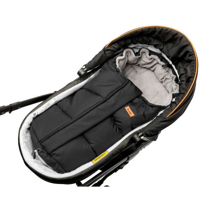 Guļammaiss bērnu ratiem "Combi polar" Black/Grey 