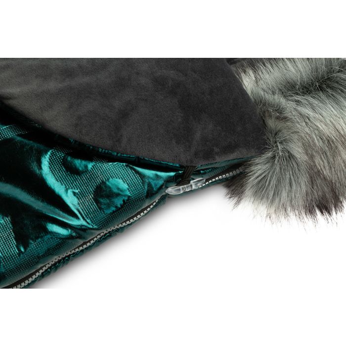 Guļammaiss bērnu ratiem "Aspen glamour" zaļš