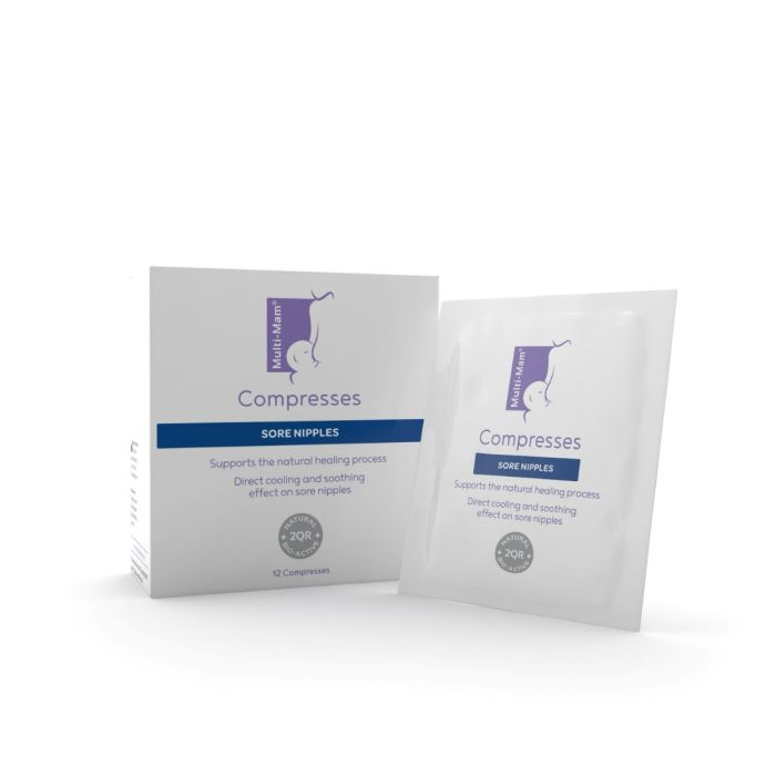 MULTI-MAM kompresas spenelių priežiūrai - pakuotė12vnt MULTI-MAM maitinančioms moterims internetu geresne kaina