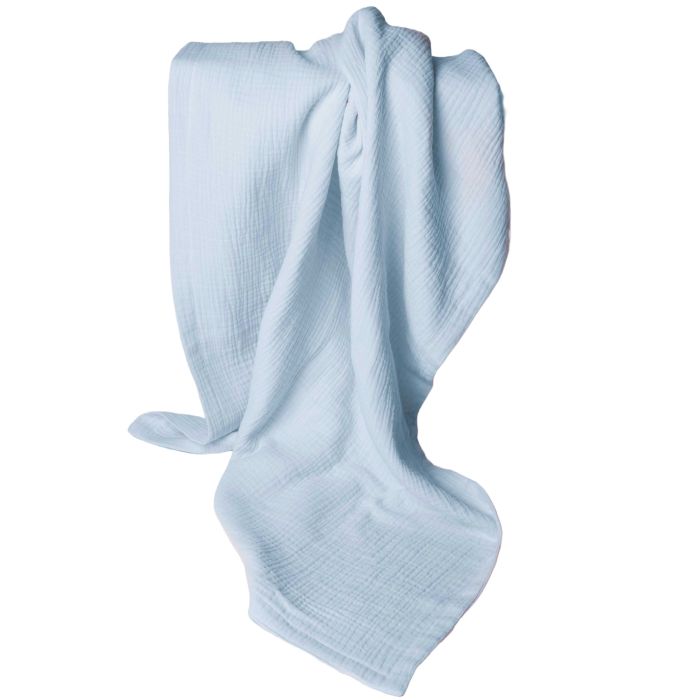 Bērnu muslīna sedziņa "Toffee blue" 75x100 cm