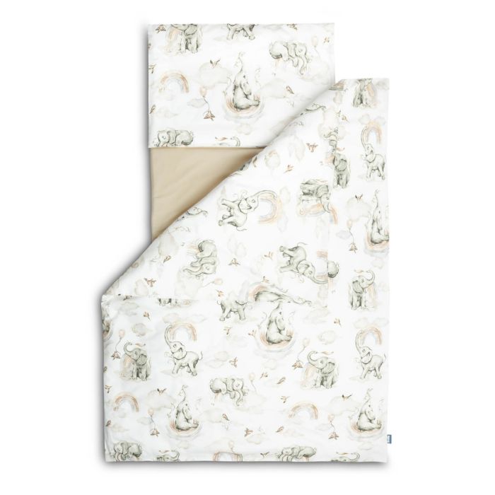 Gultas veļa bērniem 135x100 "Cosy clouds" + palags ar gumiju 120x60 