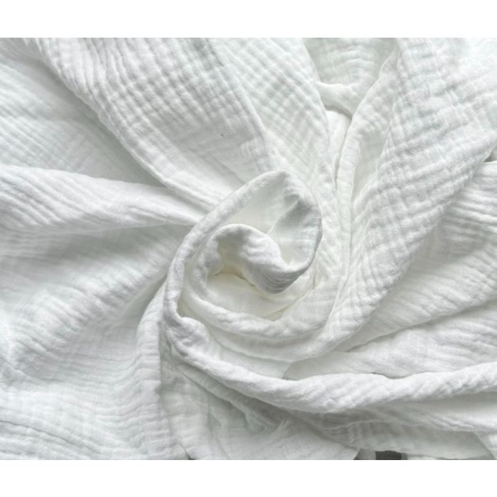 Muslīna palags berniem "Soft as a cloud" - balts