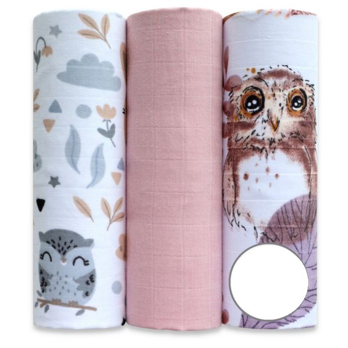 Muslīna autiņi komplekts "Nr 33" 3 gab.