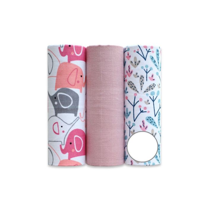 Muslīna autiņi komplekts "Nr 29" 3 gab. Sastāvs - 100% kokvilnas Komplekta sastāvā: 3 x Marles autiņi: 3x Izmērs 60x80cm