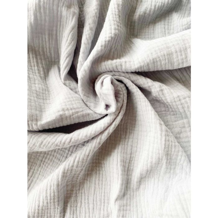 Muslīna palags berniem 120x60 "Soft as a cloud" - pelēks