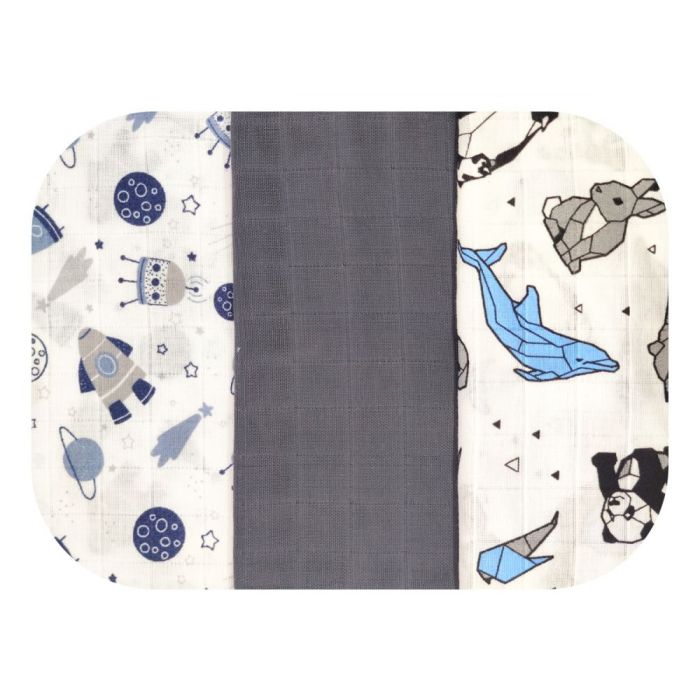 Muslino vystyklų rinkinys kūdikiams