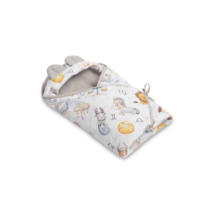 Autosēdeklīša muslīna guļammaiss "Zodiac" 90x90 cm 