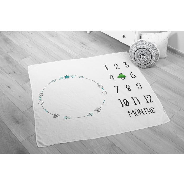 
Muslino vystyklas (foto fonas) kūdikiams