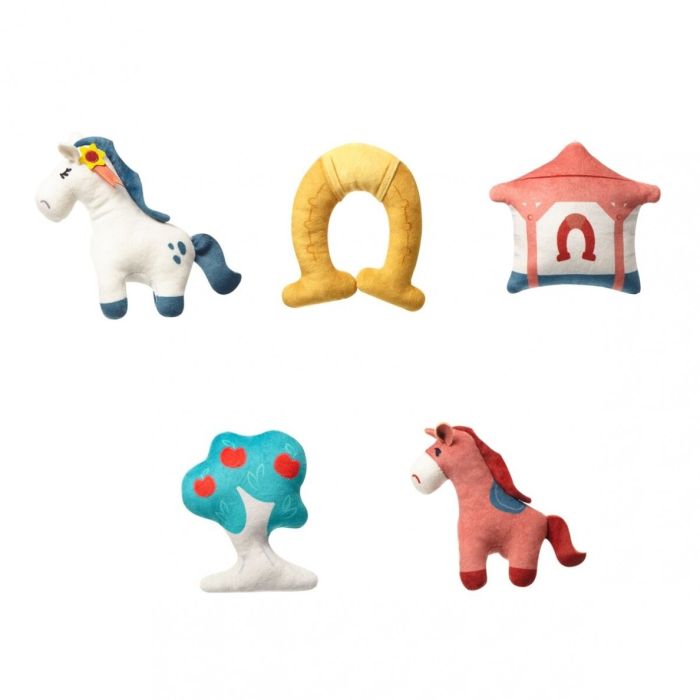 Muzikālais karuselis mazuļa gultiņai "My little pony" ar mīkstām mantiņām