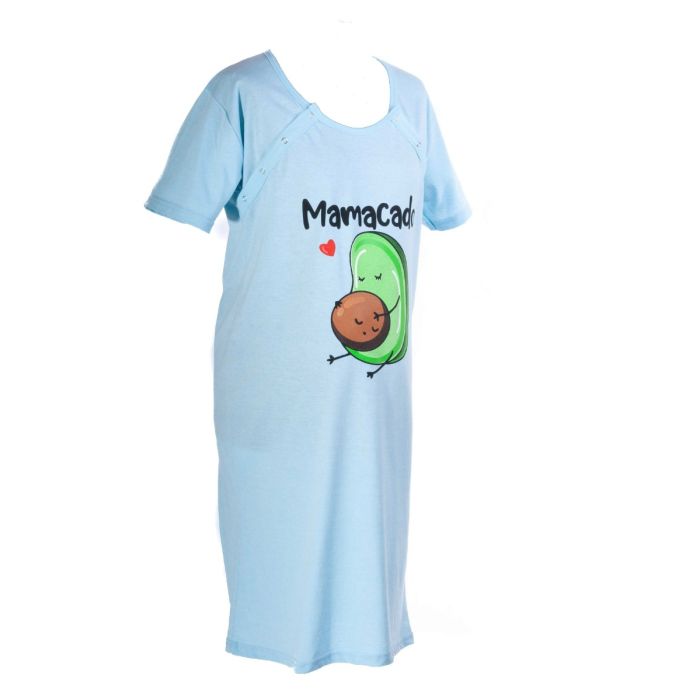 Kokvilnas naktskrekls grūtniecēm un barojošām "Mamacado"