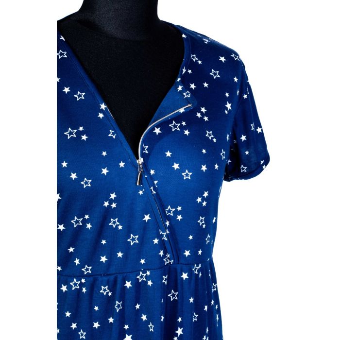 Kokvilnas naktskrekls grūtniecēm un barojošām "Shine bright"