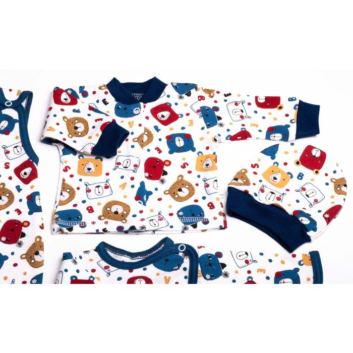 Bērnu komplektiņš no 5 daļam  "Teddy navy"  