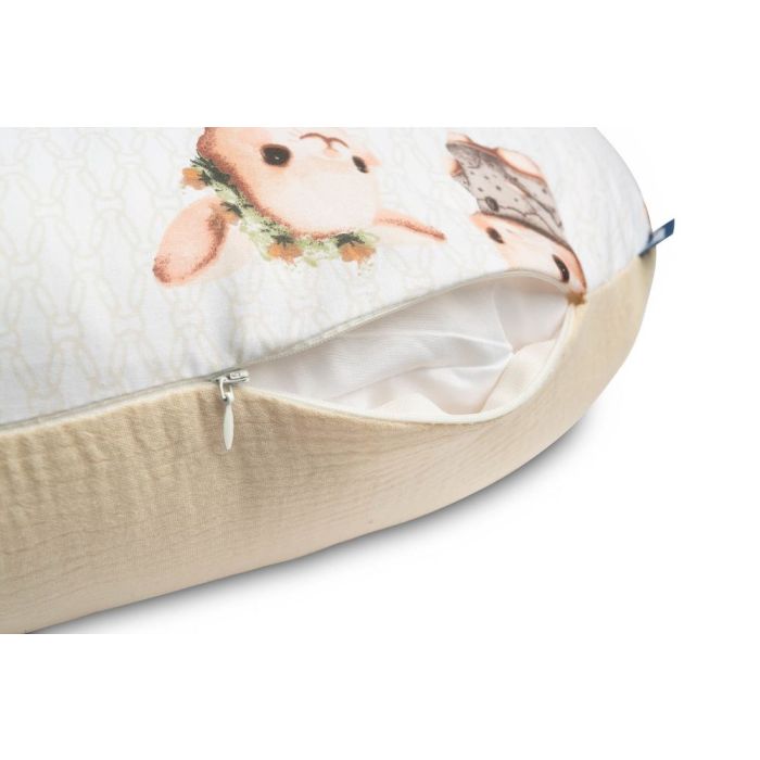 Barošanas spilvens - pakavs 50x50x18cm "LISSIE"