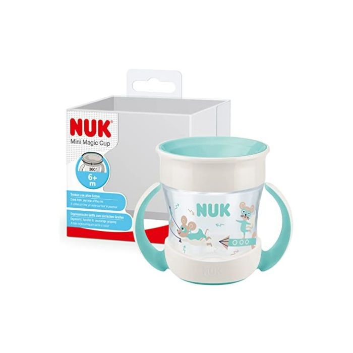 Gertuvė - neišsiliejantis puodelis kūdikiams 360°,