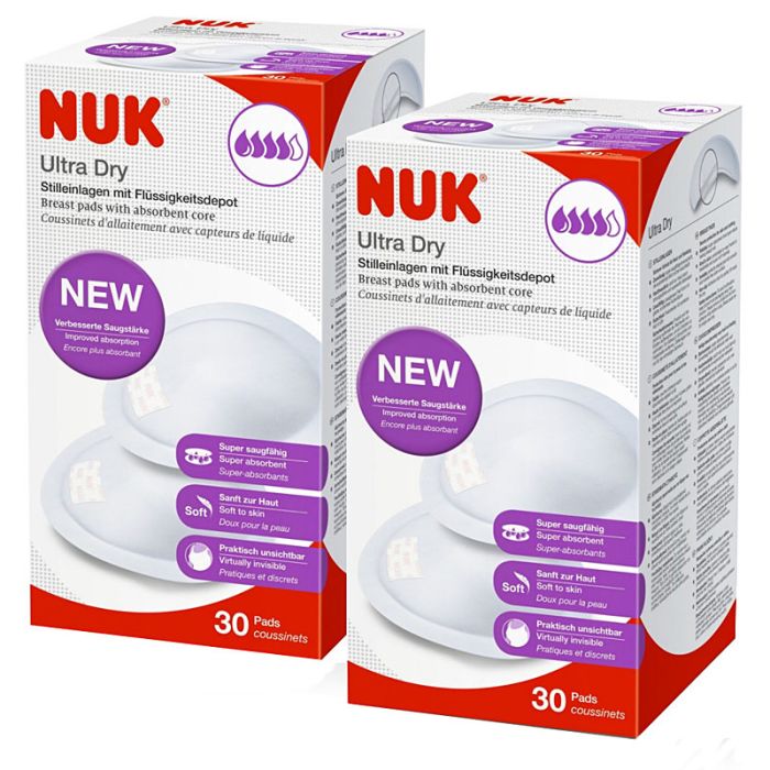 Laktācijas krūštura ieliktnīši NUK Ultra Dry 30gab + 30gab