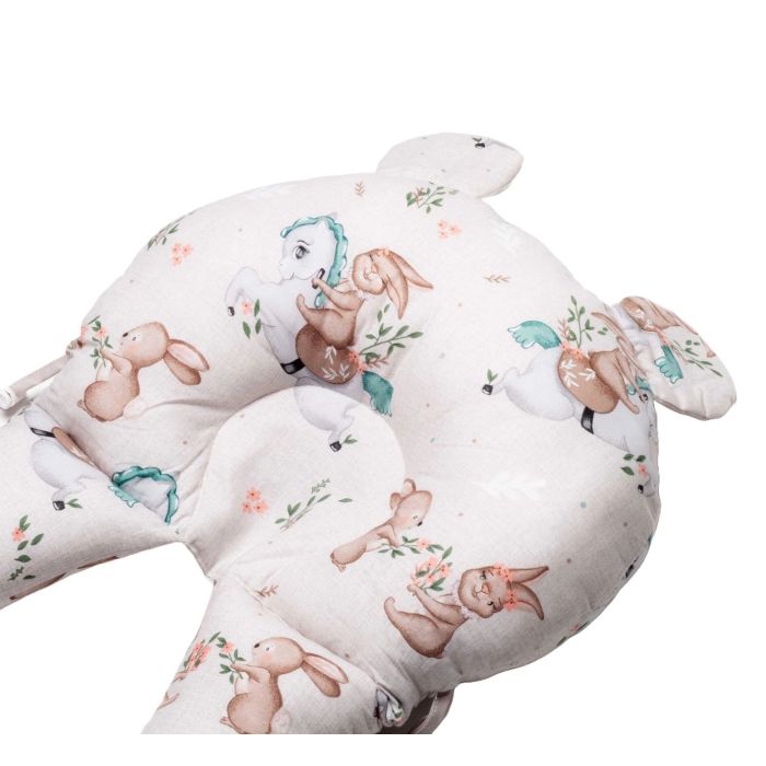 Ergonomisks spilvens mazulim - kokons  45x70cm "Comfort" Unicorns